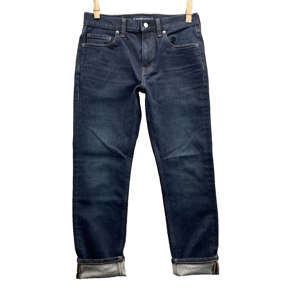 Everlane Uniform Jeans Mens 30x27* Organic Slim Dark Preppy Academia Classic 90s